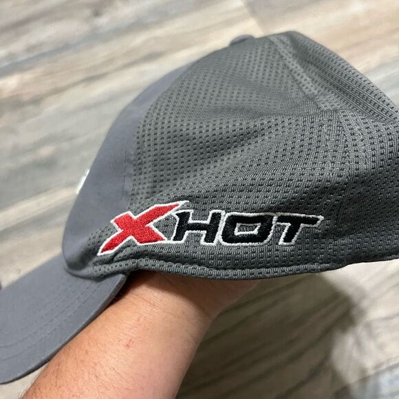Callaway Men's Gray Golf Performance Adjustable Baseball Cap Hat Hex Black Tour - Picture 4 of 7
